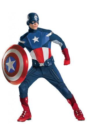 costume Captain America qualità cinematografica