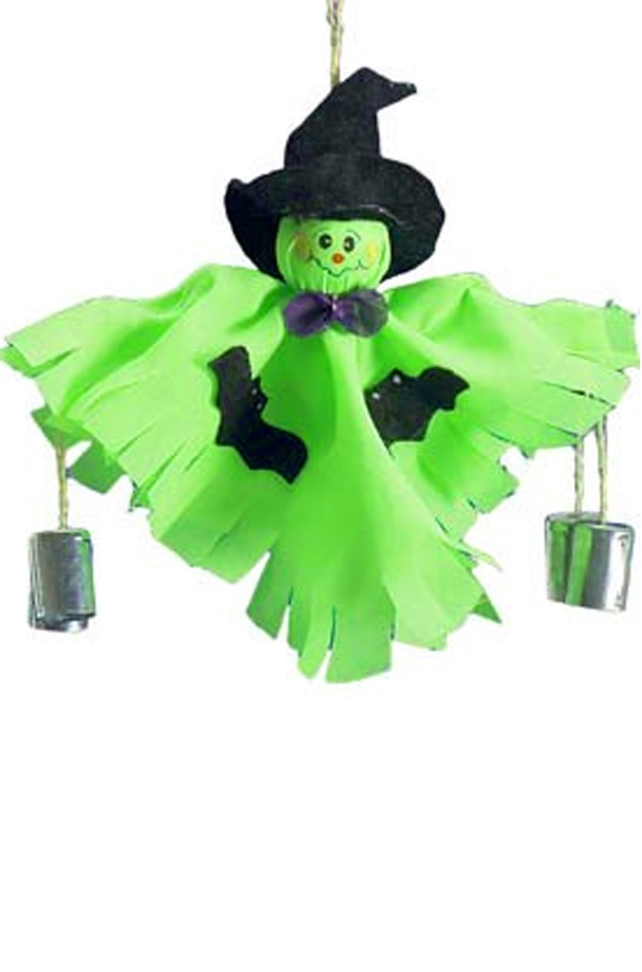 Allestimento Halloween acchiappafantasmi da appendere cm 30 verde