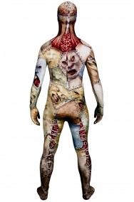Costume Morphsuit Horror Facelift 2nd skin seconda pelle M