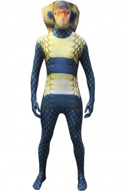 Costume carnevale da serpente cobra Morphsuit originale 2nd skin