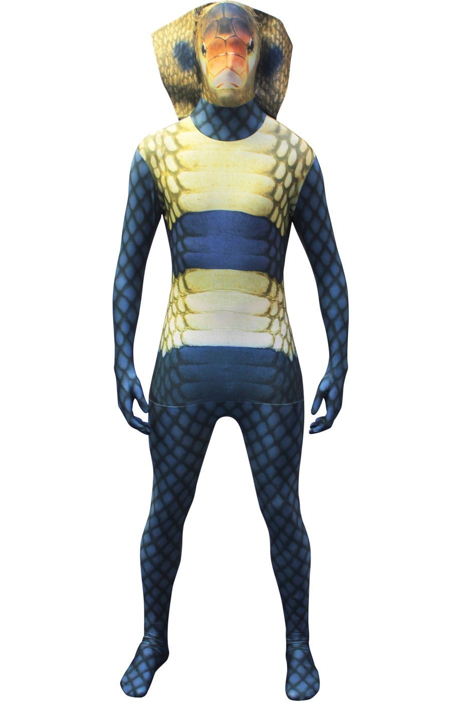 Costume da serpente cobra adulto Morphsuit originale 2nd skin Costume da serpente cobra adulto Morphsuit originale 2nd skin