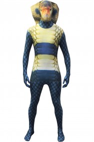 Costume da serpente cobra adulto Morphsuit originale 2nd skin