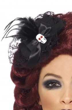 Cappellino strega burlesque pirata scheletro