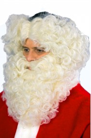 Set Babbo Natale Contorno Testa Barba e Baffo