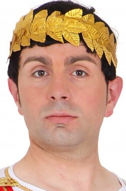 Corona di alloro antico imperatore romano o laureato