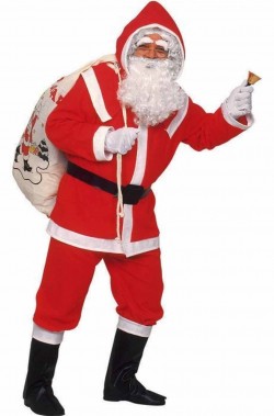 Costume abito Babbo Natale completo