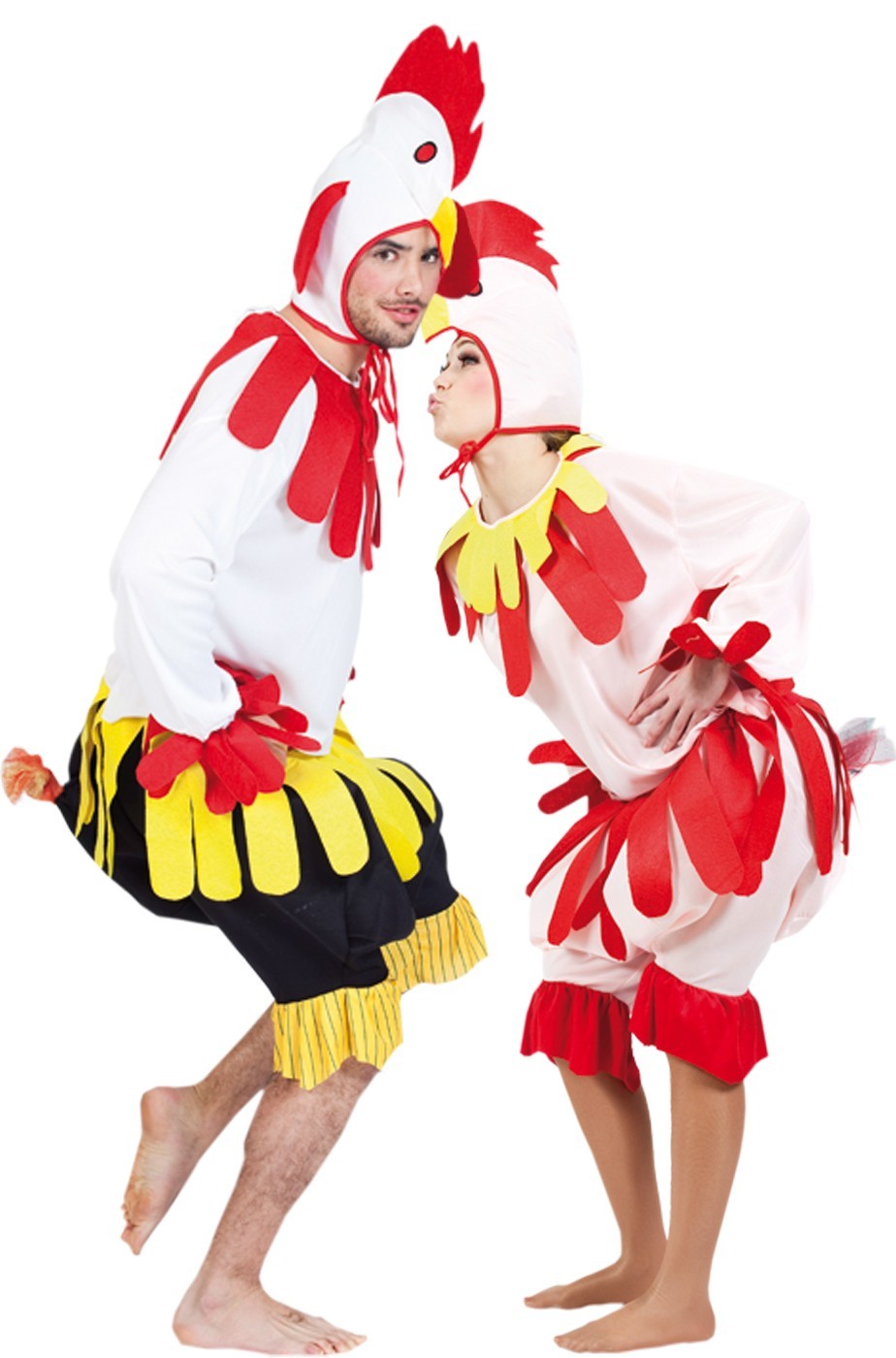 Costume da gallo gallina o pollo
