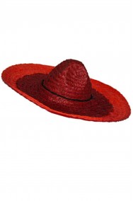 Cappello messicano sombrero 60cm  disponibile solo arancione