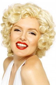 Parrucca Bionda Mossa Marilyn Monroe