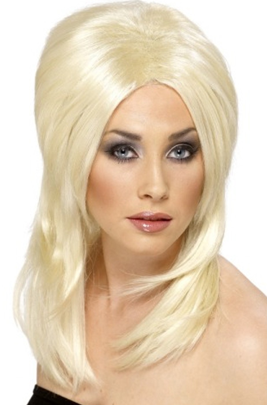 Parrucca Da Sirena Riccia E Bianca Lunga Da Donna - Vegaooparty