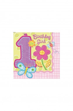 Primo Compleanno bambina Party Tovagliolini di carta