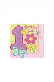 Primo Compleanno bambina Party Tovagliolini di carta