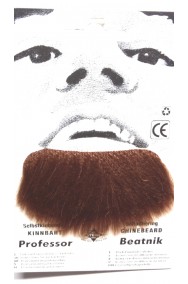 barba posticcia marrone
