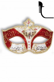 Maschera carnevale stile veneziano Mozart