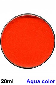 Trucco teatrale cialda aqua color 20 ml arancio