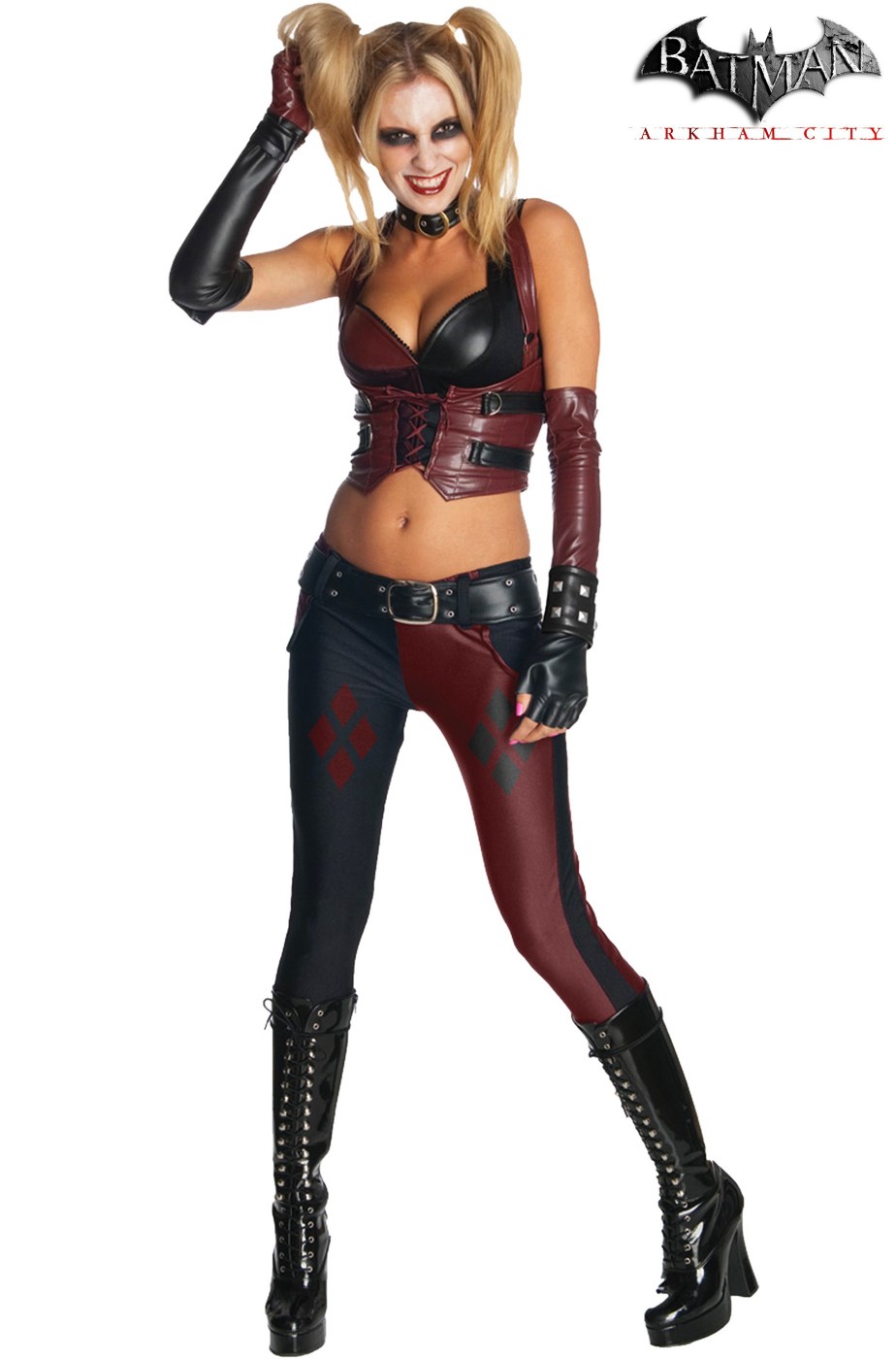 Costume di halloween o carnevale Harley Quinn Arkham City Suicide