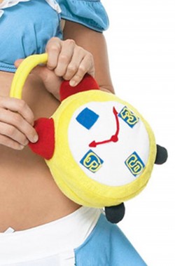 Borsetta a forma di orologio per Alice nel paese delle meraviglie