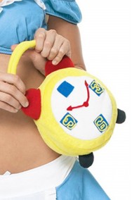 Borsetta a forma di orologio per Alice nel paese delle meraviglie