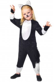 Costume di Carnevale o Halloween da bambino gatto nero
