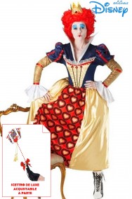 Costume Regina Di Cuori Originale Disney Dal Film Il Cappellaio Matto
