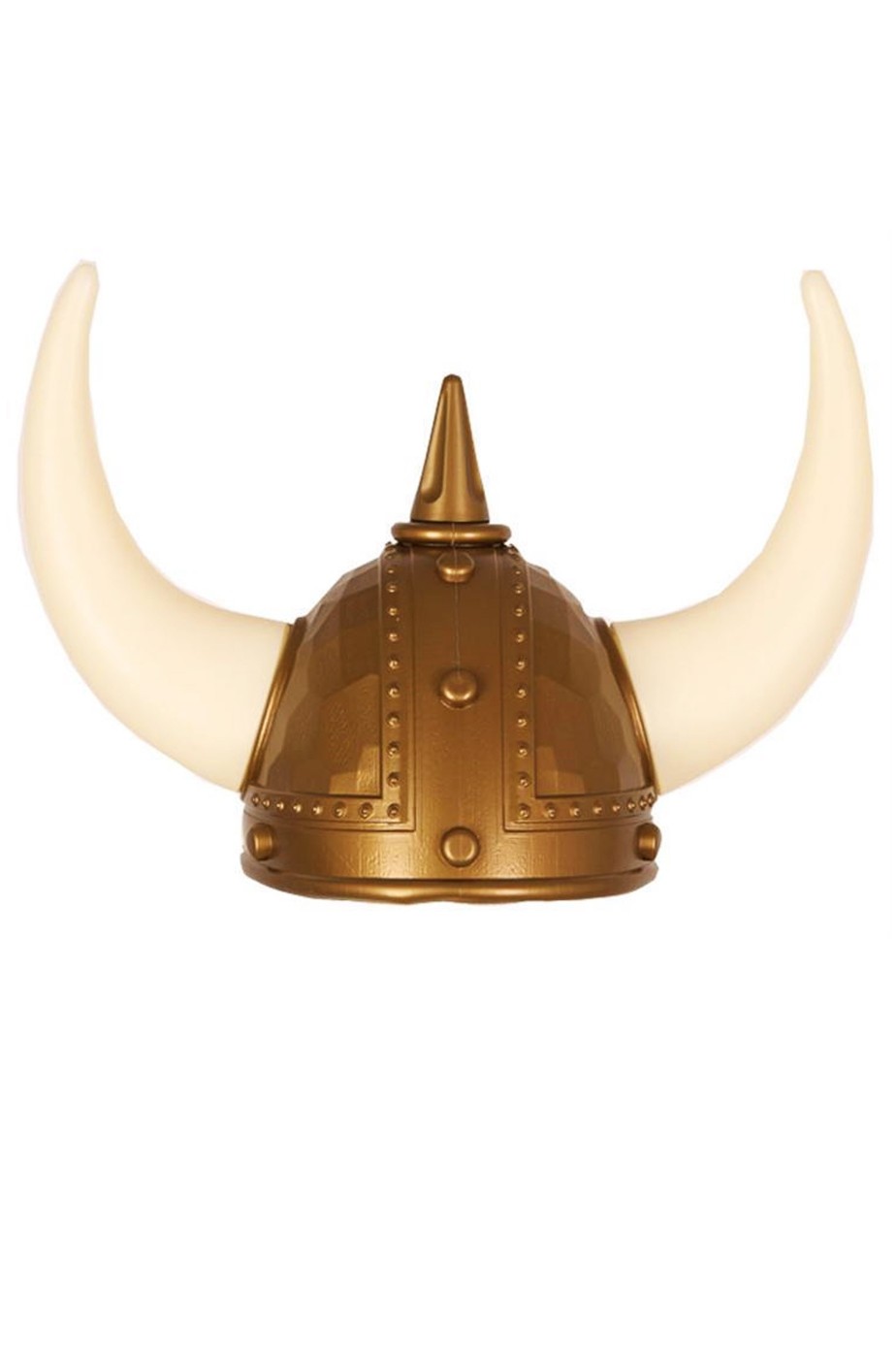 Elmo Casco con corna da vichingo in plastica rigida 