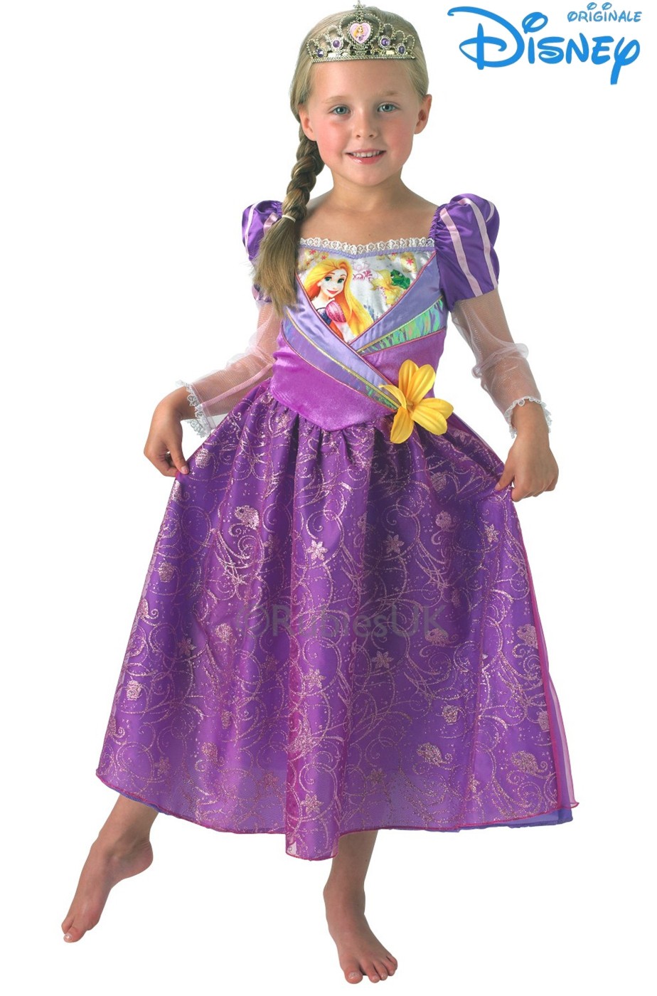 Costume Bambina Disney Rapunzel deluxe