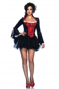 Costume donna sexy burlesque vampira