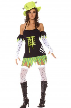 Costume Frankenstein piccolo mostro donna