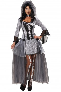 vestito di Halloween donna  taglia grande sposa cadavere