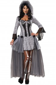 vestito di Halloween donna  taglia grande sposa cadavere