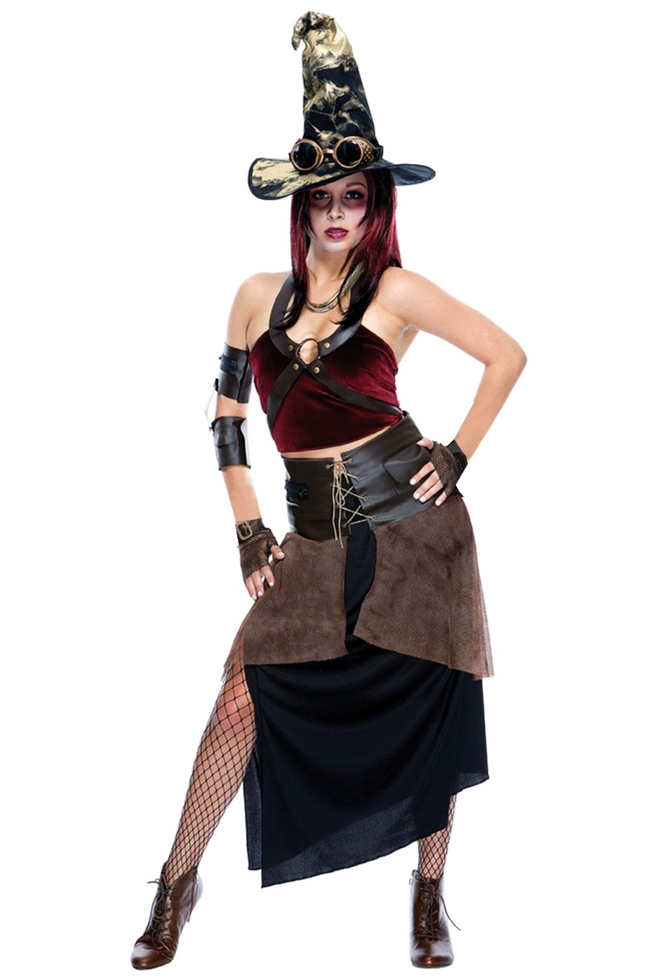 Costume da Strega donna steampunk