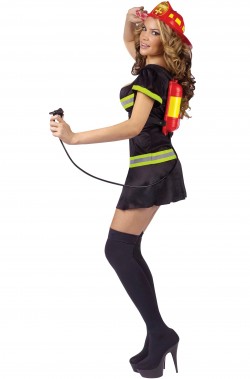 Costume da pompiera vigile del fuoco adulto
