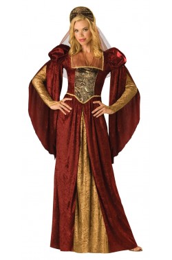 Costume dama medievale donna adulta o giulietta 