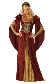 Costume dama medievale donna adulta o giulietta 