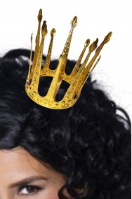 Corona oro per regina di cuori