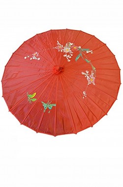 Ombrello Parasole cinese o giapponese geisha circa 82 cm rosa