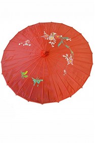 Ombrello Parasole cinese o giapponese geisha circa 82 cm rosa