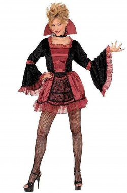 Costume Pipistrello Vampira strega 
