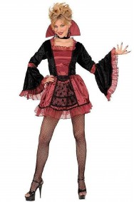 Costume Pipistrello Vampira strega 