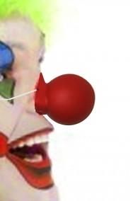 Naso Clown in plastica cm 6