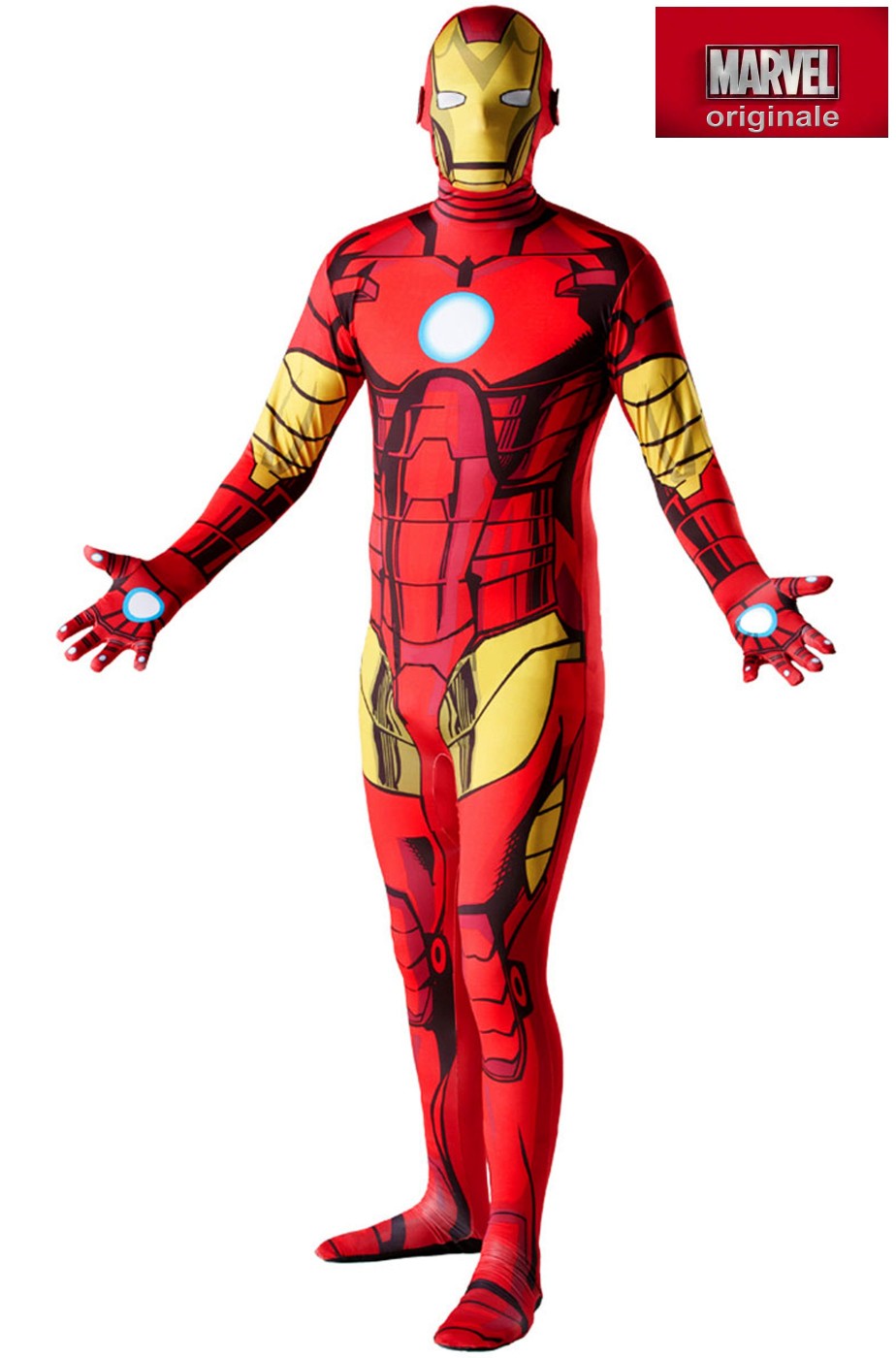 Costume Iron man 2nd skin.Tuta aderente.Si beve attraverso.