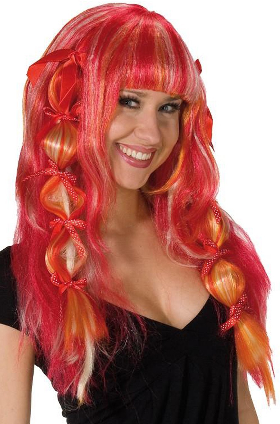 PARRUCCA LUNGA GRIGIA ONDULATA FANTASMA ARTICOLI PER TRAVESTIMENTI DI Halloween Carnevale E Scene A Tema 8434077040300