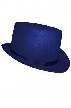 Cilindro blu altezza 13 cm