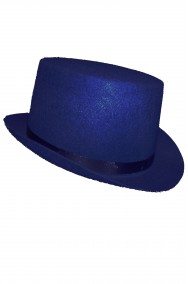 Cilindro blu altezza 13 cm