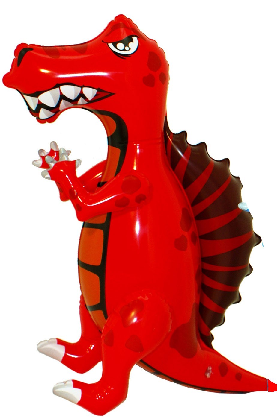 Drago gonfiabile draghetto altezza 69cm rosso