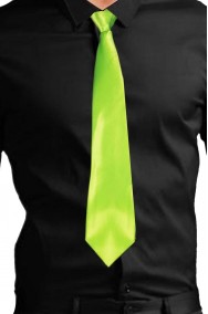 Cravatta verde fluo neon gangster