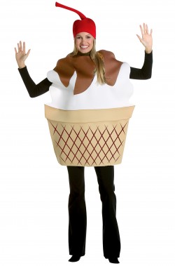 Costume adulto coppetta di gelato