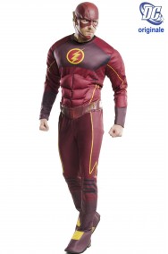 Costume di Flash con il casco dalla serie TV