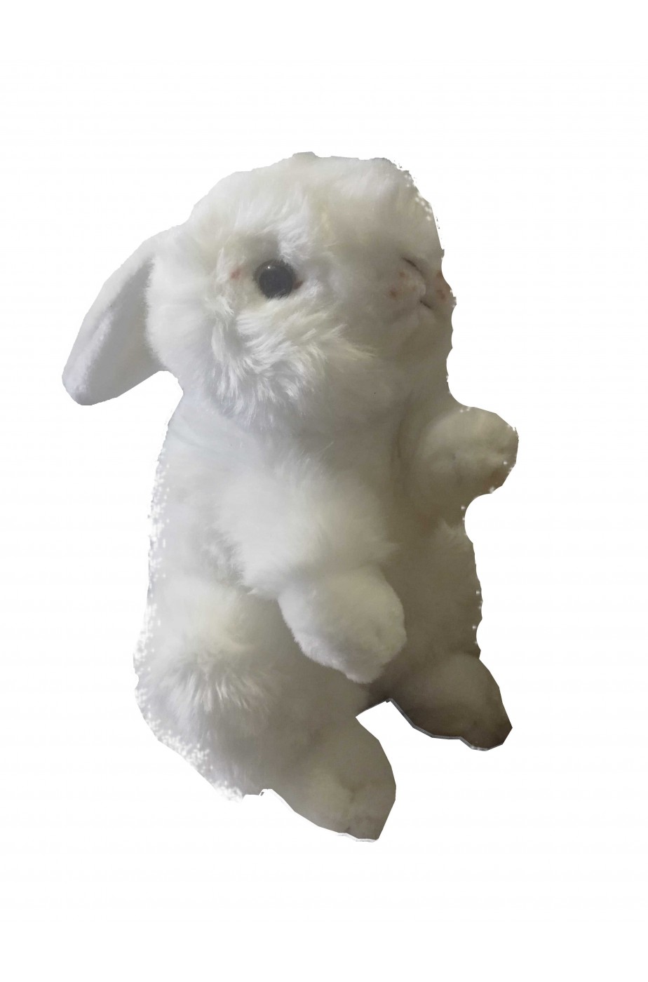 Coniglio bianco di peluche di circa 30 cm per Alice