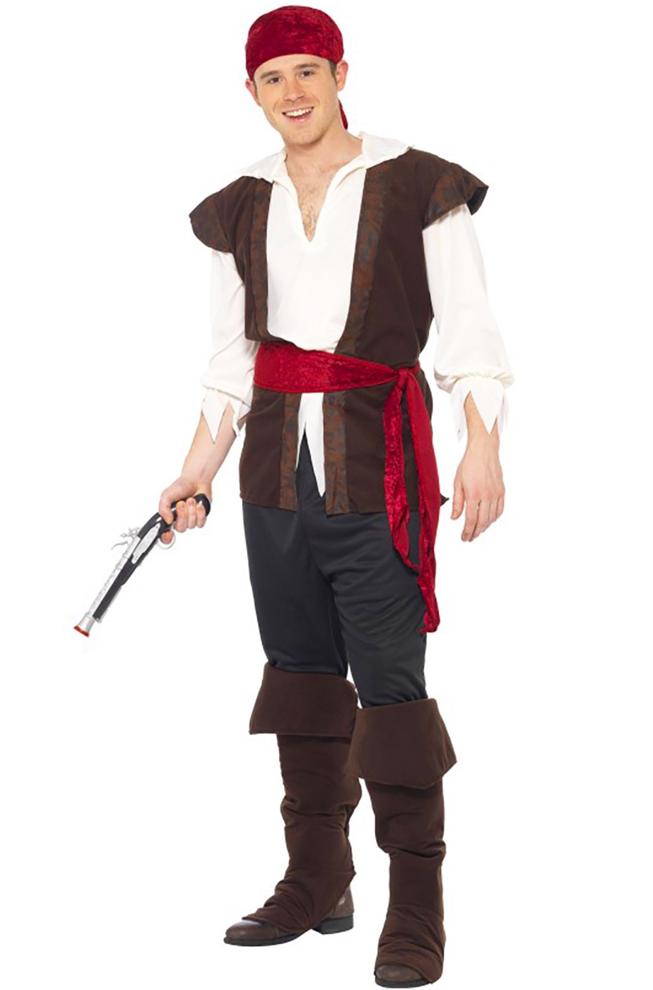 Costume uomo pirata o oste medievale